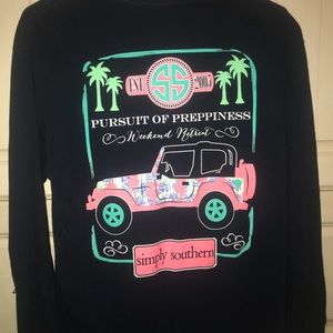 Long sleeve Simply Southern shirt